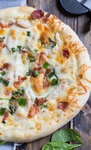 Keturah’s ‘Kwik Trip’ Chicken Alfredo Pizza