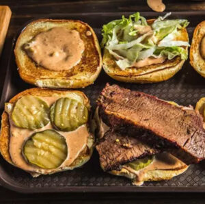 Smoked Brisket Sandwiches with Special Sauce